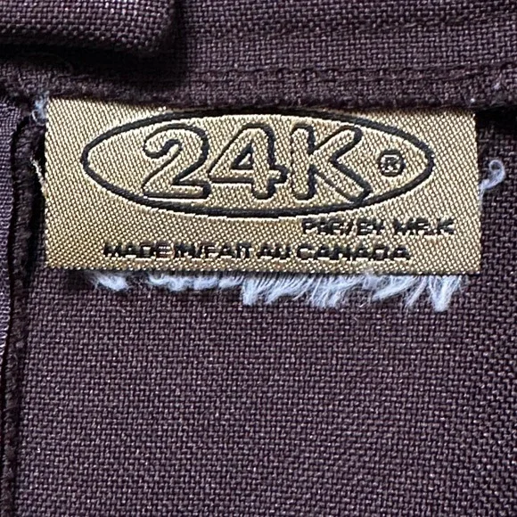 24K Brown High Waist Pencil Midi Skirt Vintage Retro Business Workwear Sz 10 - Picture 3 of 7